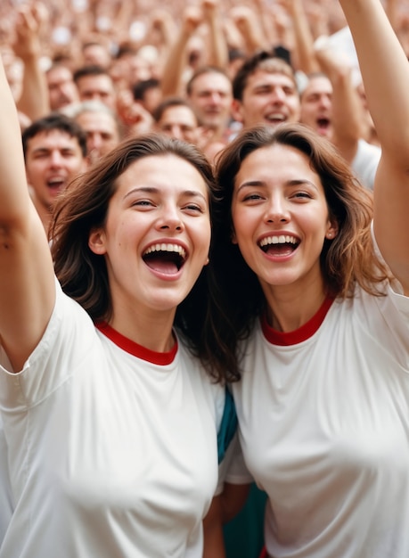 England fans watching the euro cup finale