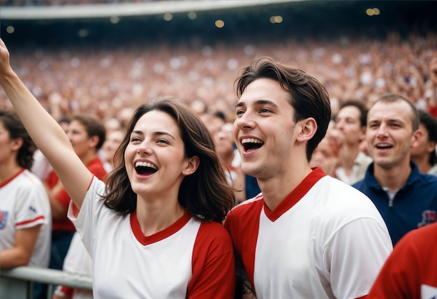 England fans watching the euro cup finale