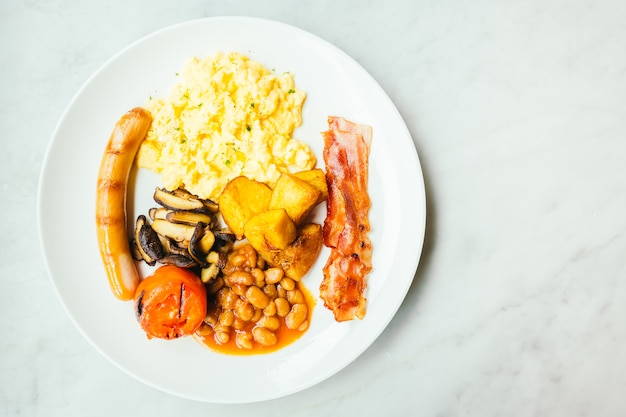 English breakfast dish