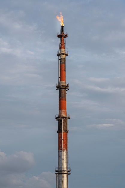 Environmental pollution and industry exterior in daylight