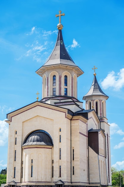 Free photo episcopal cathedral of the lord resurrection in oradea romania