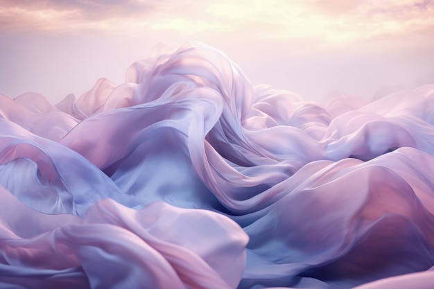 Ethereal environment with cloth