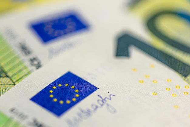 Free Photo euro banknote closeup finance concept money background