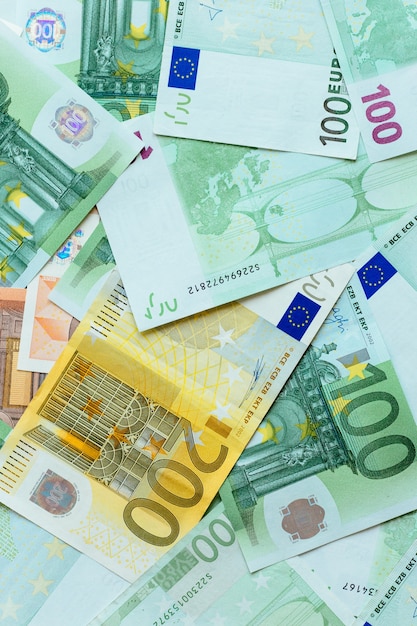 Euro cash background