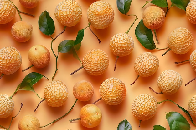 Free photo exotic fruits pattern