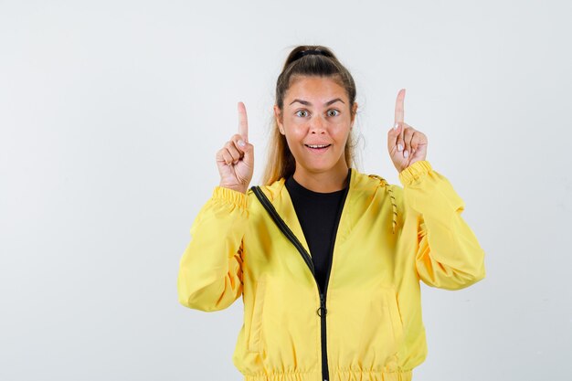 Expressive young girl posing in the studio