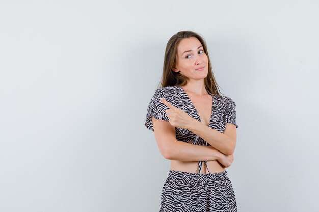 Expressive young girl posing