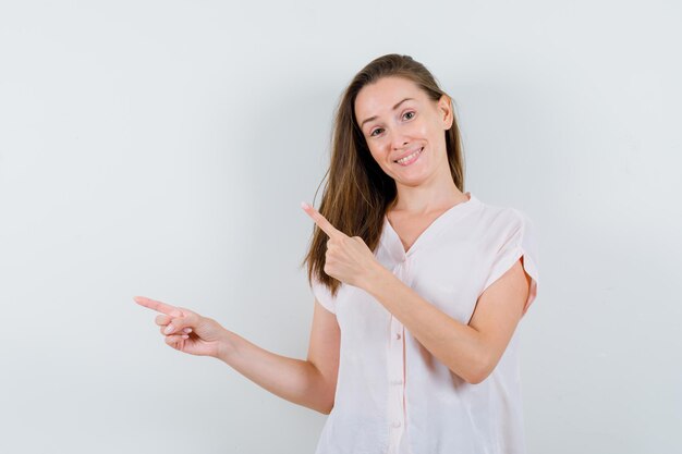 Expressive young girl posing