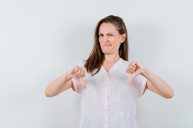 Expressive young girl posing