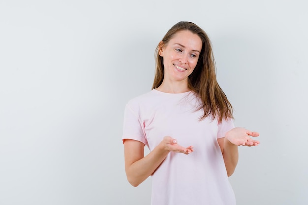 Expressive young girl posing