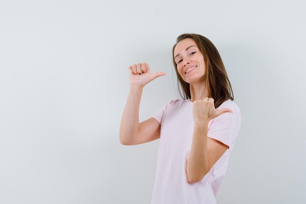 Expressive young girl posing