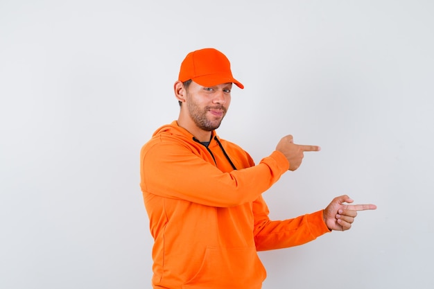 Expressive young man posing in the studio