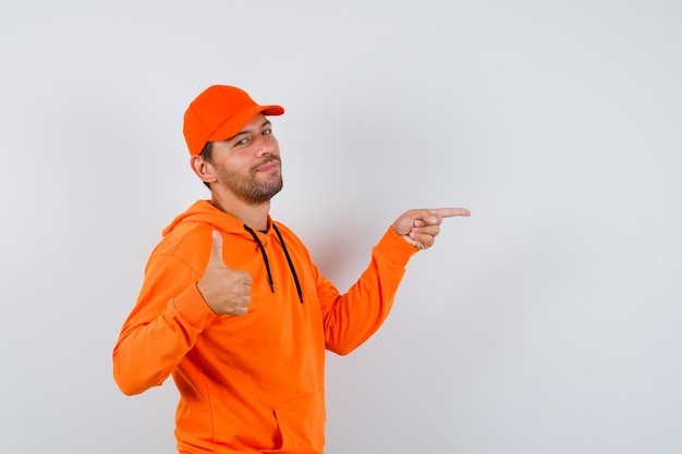 Expressive young man posing in the studio