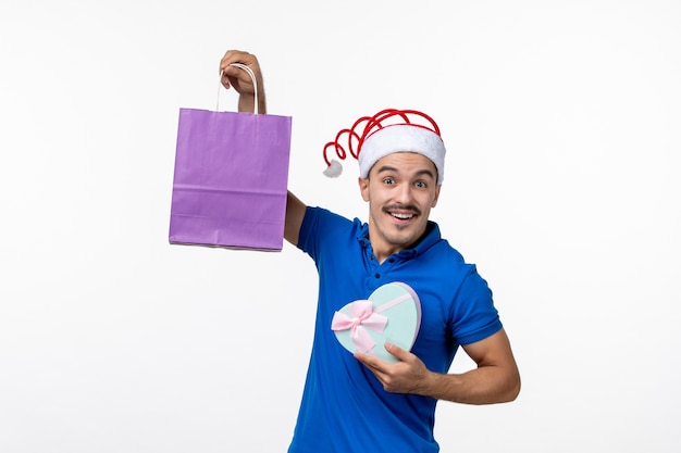 Expressive young man posing