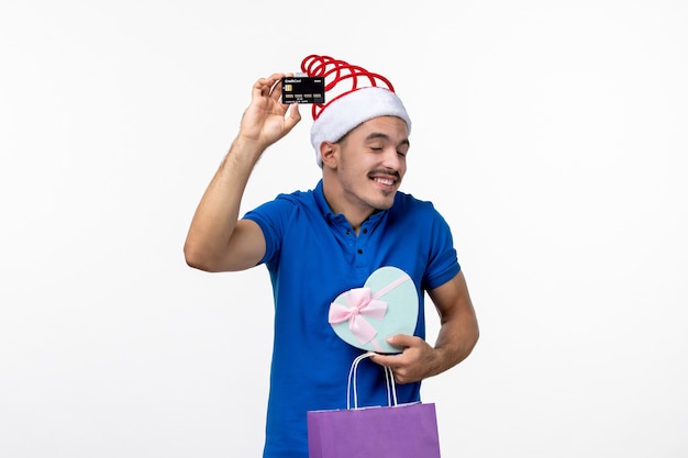 Expressive young man posing