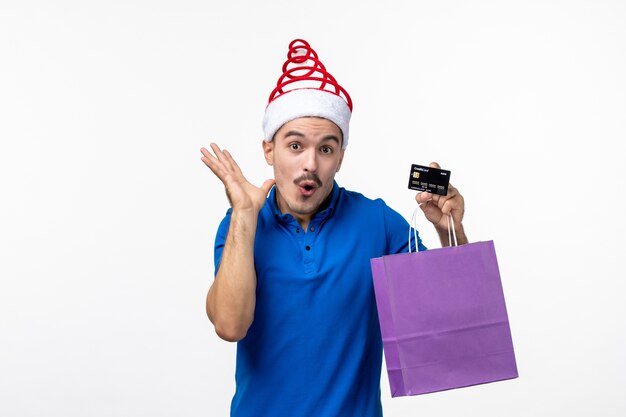 Expressive young man posing