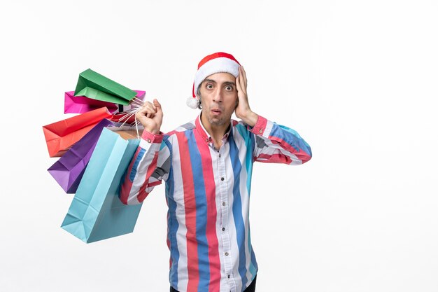 Expressive young man posing