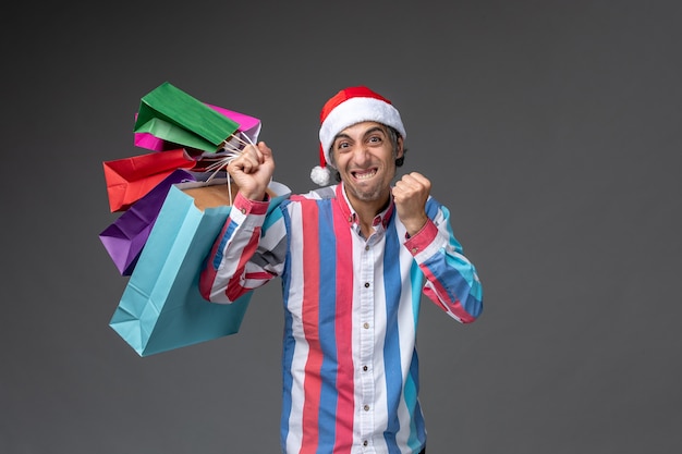 Expressive young man posing