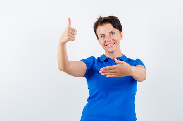 Expressive young woman posing