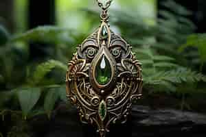 Free photo exquisite pendant design