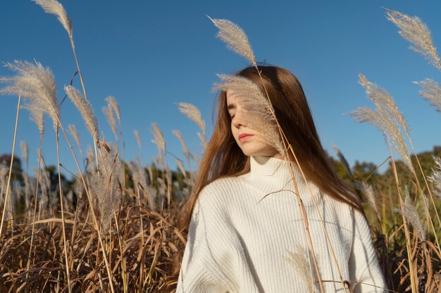 Exterior portrait of young adult