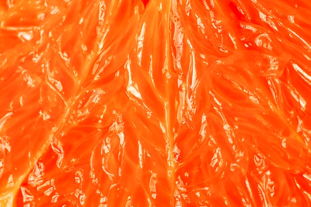 Free Photo extreme close-up grapefruit pulp