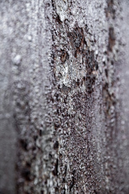 Extremely close-up rusty iron walls