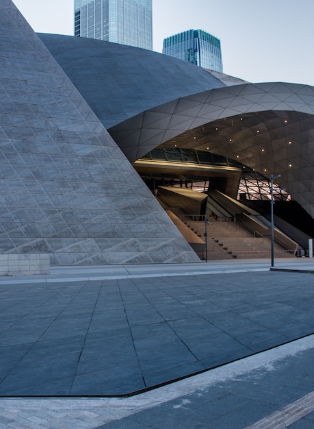 facade view of modern entrance