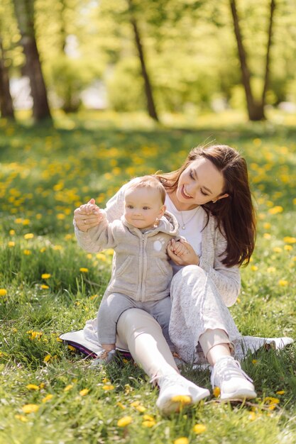 Family Enjoying Walk In Park