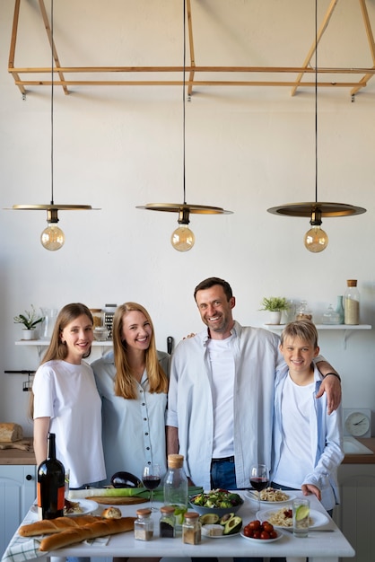 Family having a great time together