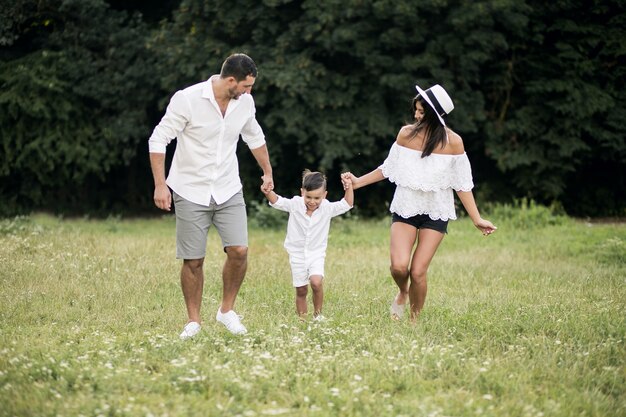 Family in the park