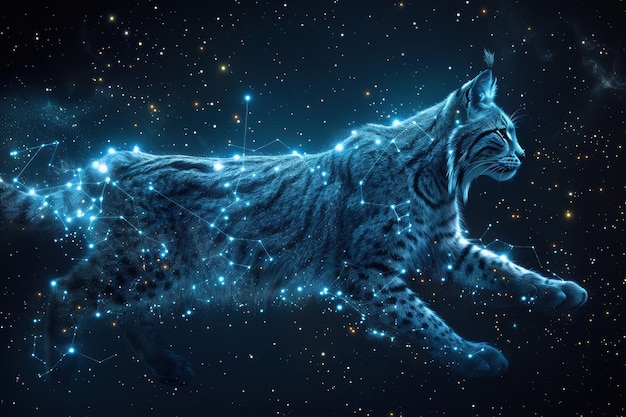 Free Photo fantastic animal constellation