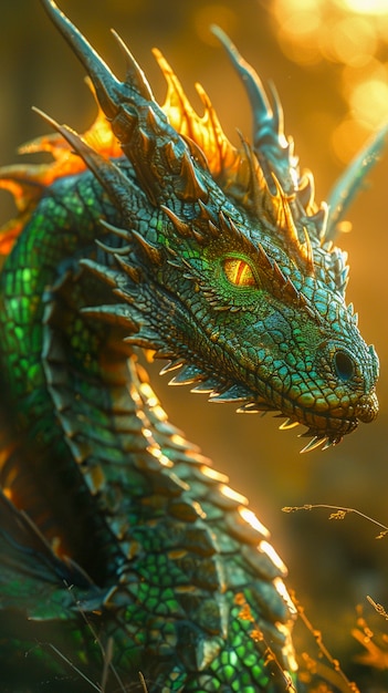 Fantastic detailed dragon