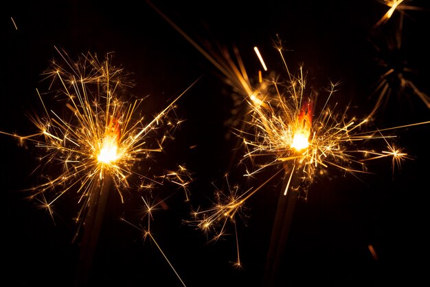 Fantastic flares with sparks