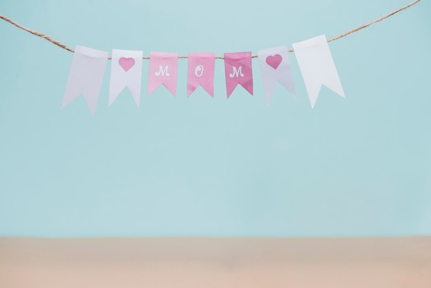 Fantastic garland for mother's day