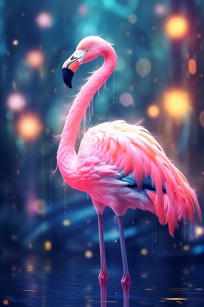 Fantasy bird illustration