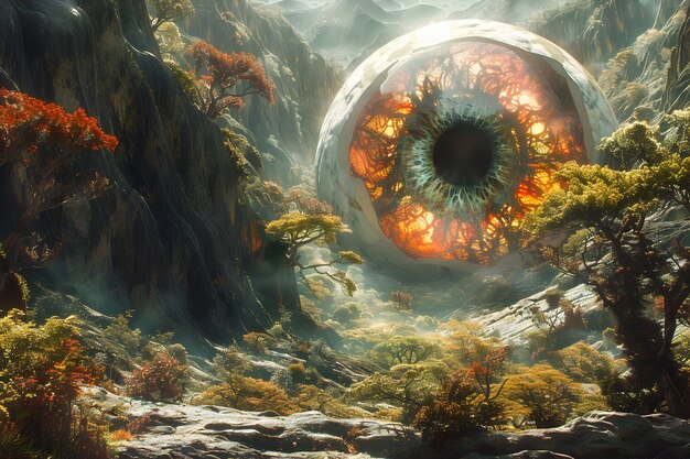 Fantasy eye illustration