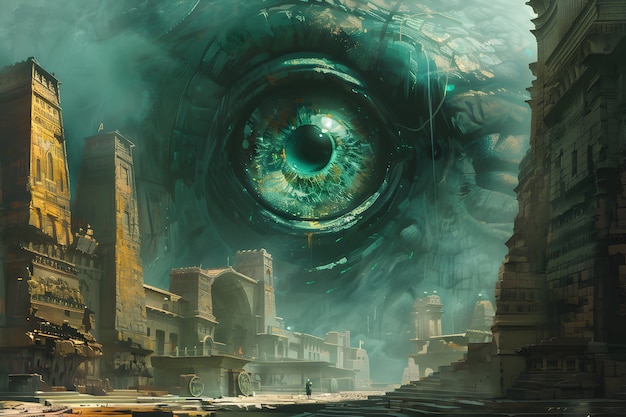 Fantasy eye illustration