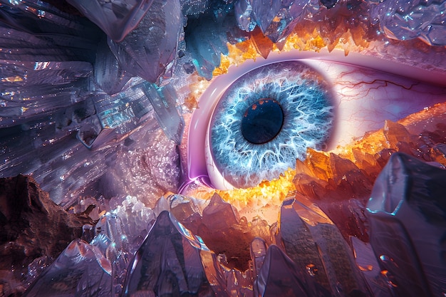 Free Photo fantasy eye illustration