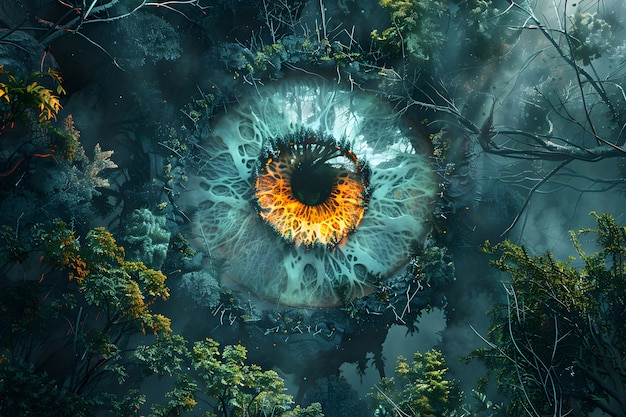 Free Photo fantasy eye illustration