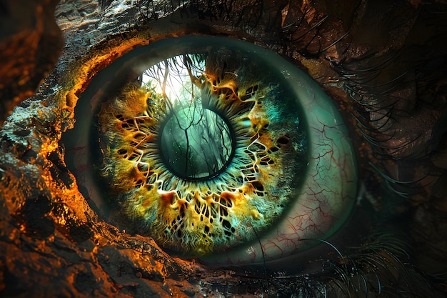 Fantasy eye illustration