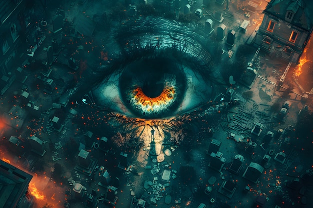 Free Photo fantasy eye illustration