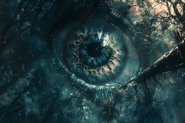 Free photo fantasy eye illustration