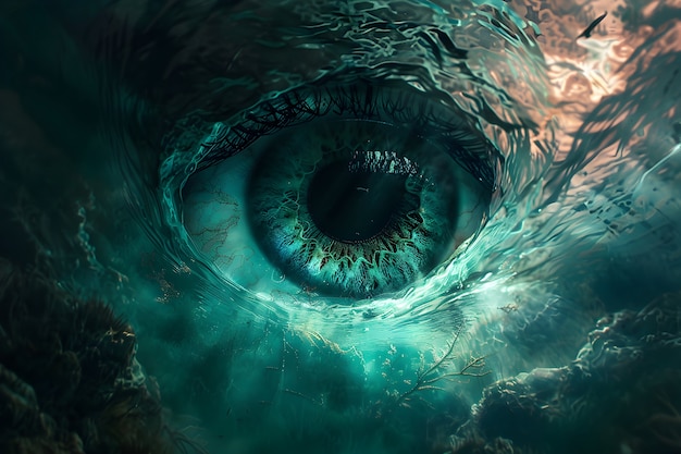 Fantasy eye illustration