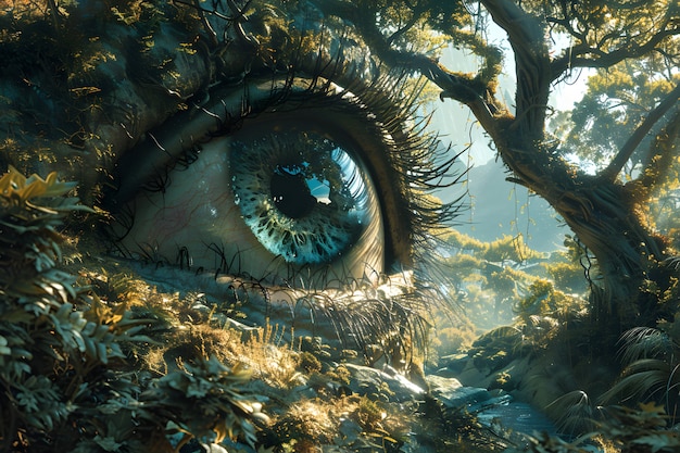 Fantasy eye illustration