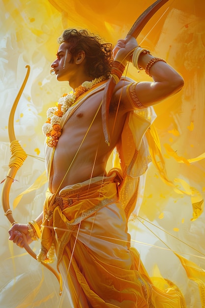 Free photo fantasy rama navami celebration