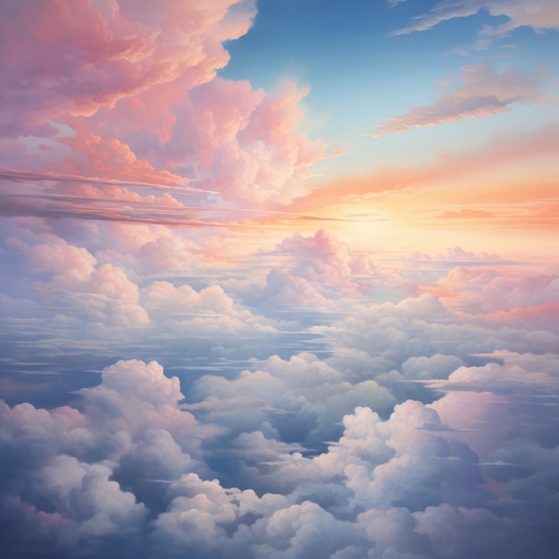 Free photo fantasy style clouds