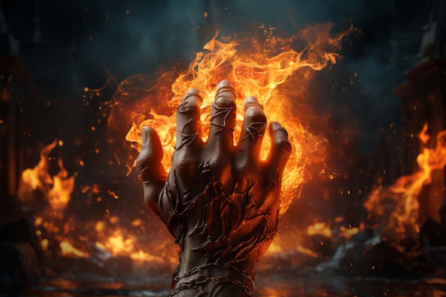 Free Photo fantasy style  fire