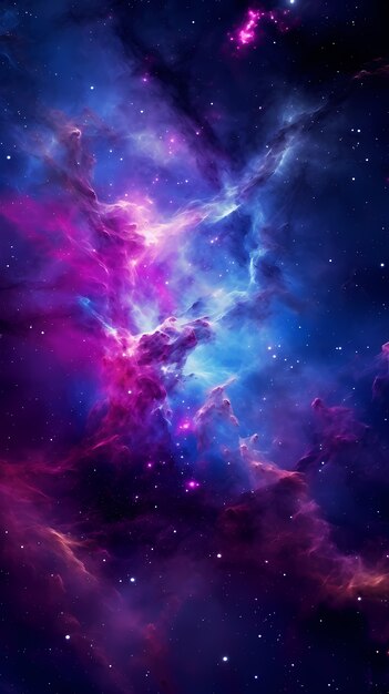 Fantasy style galaxy background