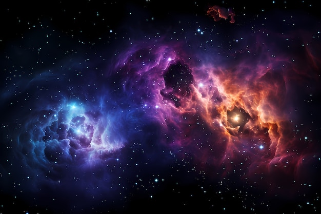 Fantasy style galaxy background